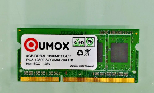 Ram 4gb ddr3l 1600 - 1600, qumox