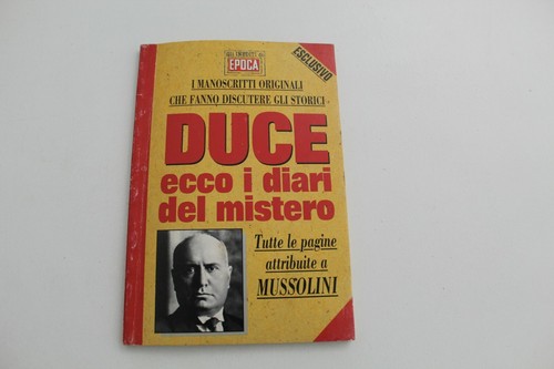 Libro diari mussolini - libro,