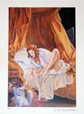 MANARA STAMPA FIRMATA PITTORE