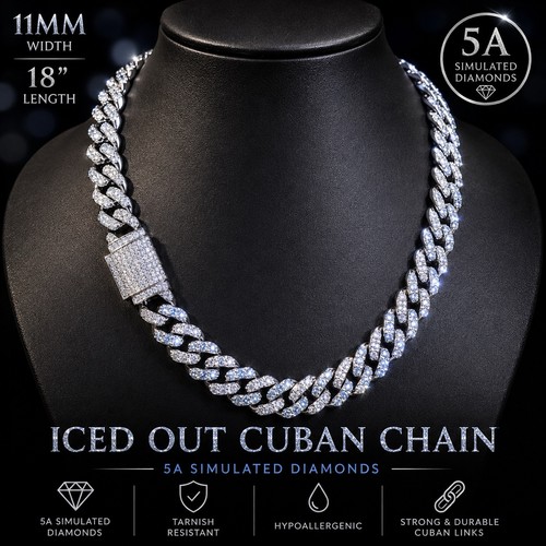 Catena cubana iced out cz - catena,