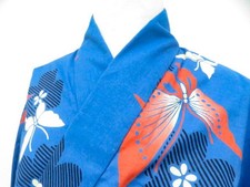 KIMONO GIAPPONESE YUKATA BLU