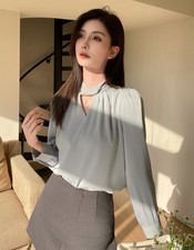 Camicia Maglia Blusa Donna