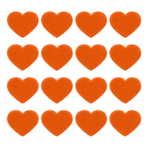 Pezzi cuore ricamo toppe - pezzi,
