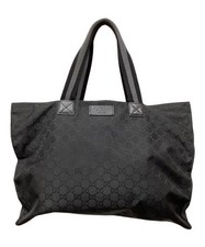 Gucci borsa tote in nylon nero