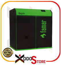 Caldaia legna pellet policombustibile FAMAR GEYSIR WOOD GREEN - PRONTA CONSEGNA