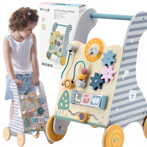 Carrello primi passi legno - carrello,