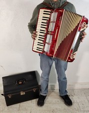 ANTICA FISARMONICA Bertone & Locatelli 96 BASSI epoca '900 STRUMENTO MUSICALE