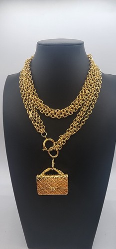 Autentica collana catena lunga