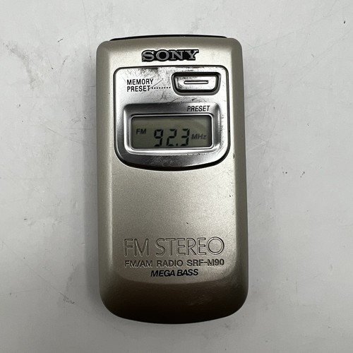 Sony srf m90 radio - fm/am, 14