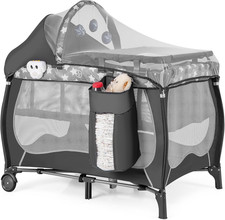 Lettino 4 in 1 Grigio Con Arco