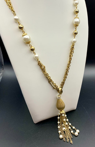 Collana catena multifilo - , perle