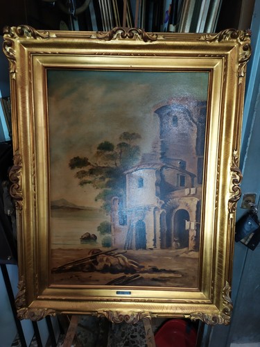 Antico quadro dipinto - antico, su