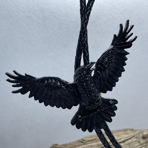 Cravatta nera corvo - , spirito