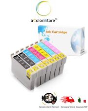 7 Cartucce per Epson Stylus Photo 1400 1500W P50 PX 650 660 700 710 720