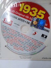CD INTROVABILI CON 20 BRANI ORIGINALI DELL'ANNO 1935 Cd compilation 1935 Siae