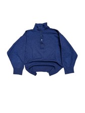 Brunello Cucinelli – Maglione in cashmere con collo alto con bottoni