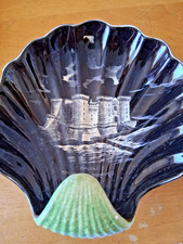 ANTICO PIATTO IN CERAMICA  RAFFIGURANTE MASCHIO ANGIOINO NAPOLI VEDI FOTO