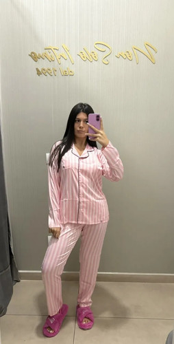 Pigiama donna lungo raso - lungo,