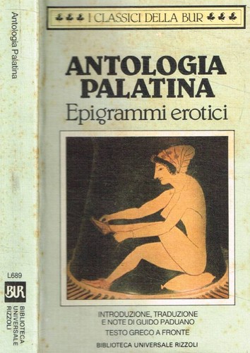 Antologia palatina epigrammi - palatina.,