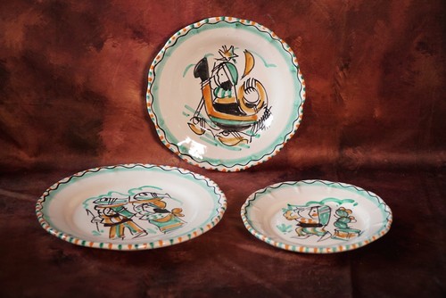 Set piatti decoro naif - set,