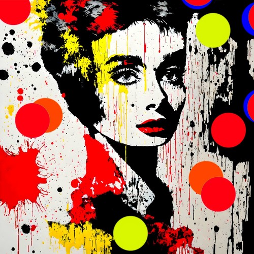 Motivo audrey hepburn xxl - audrey, 02