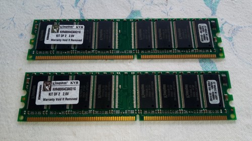 Kingston ram 1gb - ram, (2x512mb)