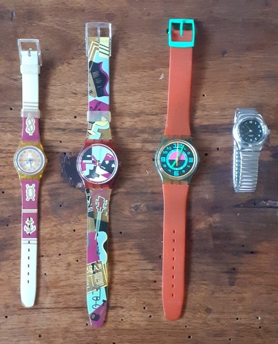 Orologi swatch set - set, 4
