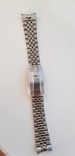 Cinturino orologio jubilee acciaio inox ansa curva 20mm deployante jm309 rlx