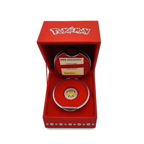 2025 medaglia argento pikachu - medaglia,