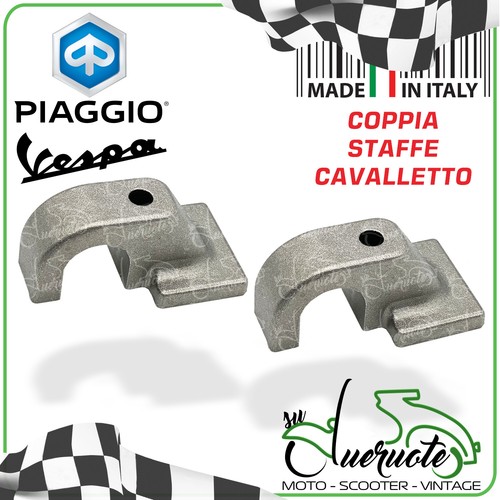 Coppia staffe piastra - coppia,
