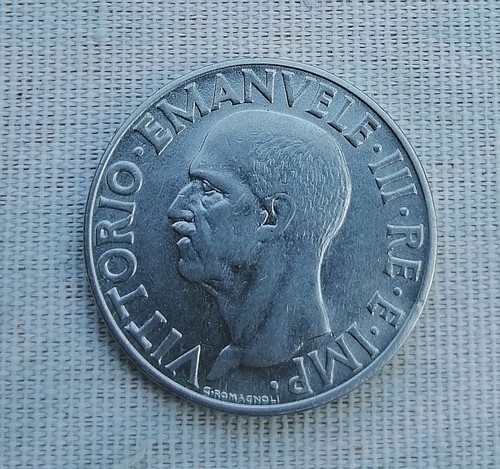 Moneta lira 1939 vittorio - lira,