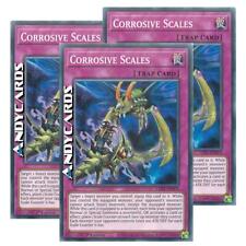 3x CORROSIVE SCALES • (Scaglie Corrosive) • Comune • LDS1 EN074 • 1Ed • YUGIOH!