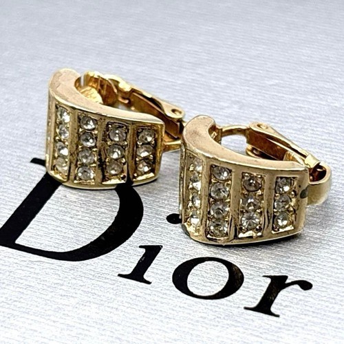 Dior vecchi orecchini - , strass