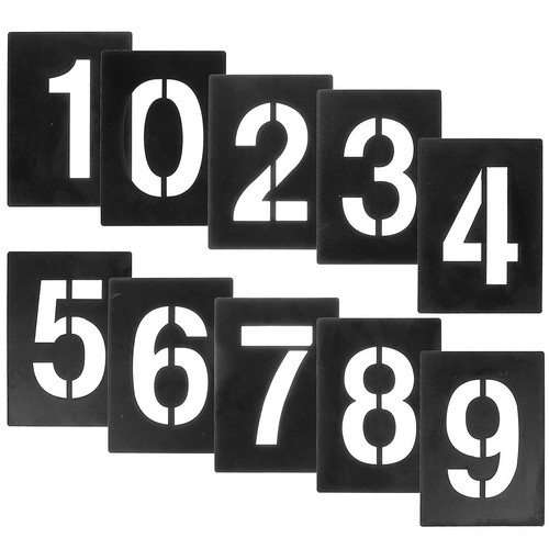 Pcs numero stencil - ,