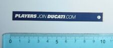 ADESIVO STICKER AUTOCOLLANT VINTAGE AUTO MOTO TUNING PLAYERS JOIN DUCATI.COM