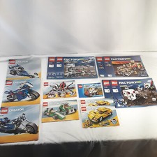 Lego lotto manuali istruzioni City Creator Factory 10200 10191 10192 6747 4939