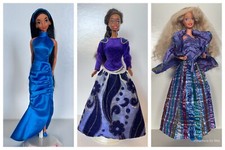 Lotto ABITI BLU+SCARPE Barbie