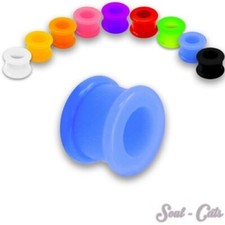 1 Flesh Silicone Tunnel Double