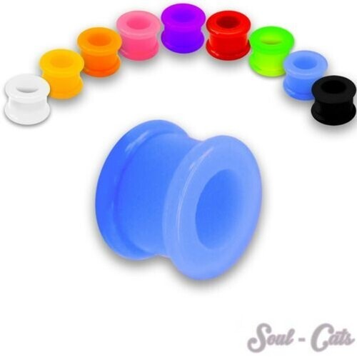 Flesh silicone tunnel double - 1,