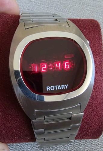 Orologio vintage rotante led - vintage,