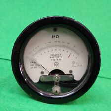 STRUMENTO MISURAZIONE ELETTRONICA VELOCITA' RAPPORTO VOLT X10 VINTAGE  STEAMPUNK