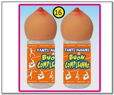 BIBERON TETTA COMPLEANNO FESTA COMPLEANNO PARTY SCHERZO