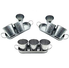 9 secchielli latta portafiori