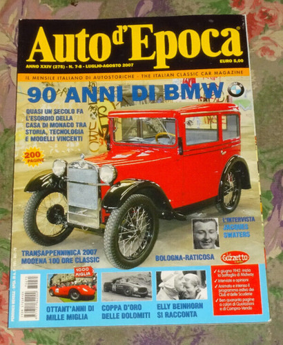 Auto epoca luglio - d'epoca, luglio-agosto