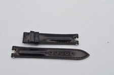 BAUME & MERCIER Linea In Pelle Bracciale 14MM Per Chiusura A Spillo Nera 2