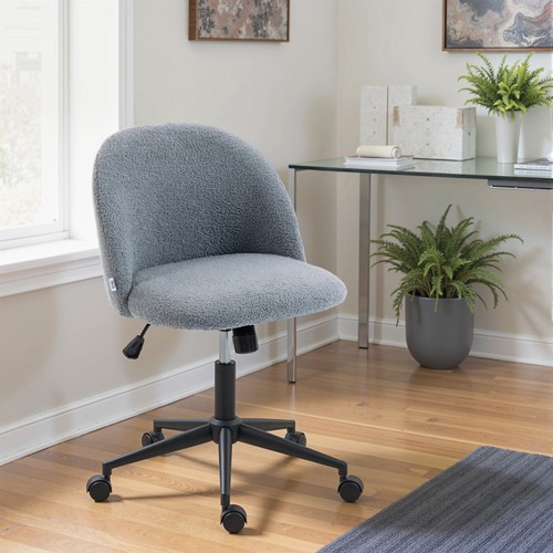 Homcom desk chair fluffy - desk,