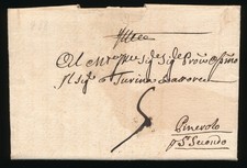 1788 PREFILATELICA LETTERA  DA