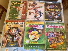 Lotto Di 5 Album Calciatori Panini Completi