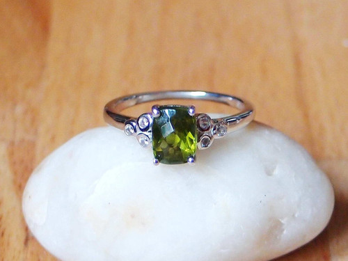 Anello solitario argento - in,