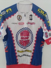 maglia ciclismo originale vintage team WORK GROUP SERVICE GUERCIOTTI  TG S